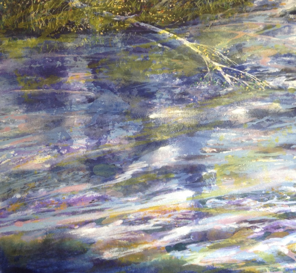 RITO ESPIRITO REFLECTION, 28X30, acrylic on canvas