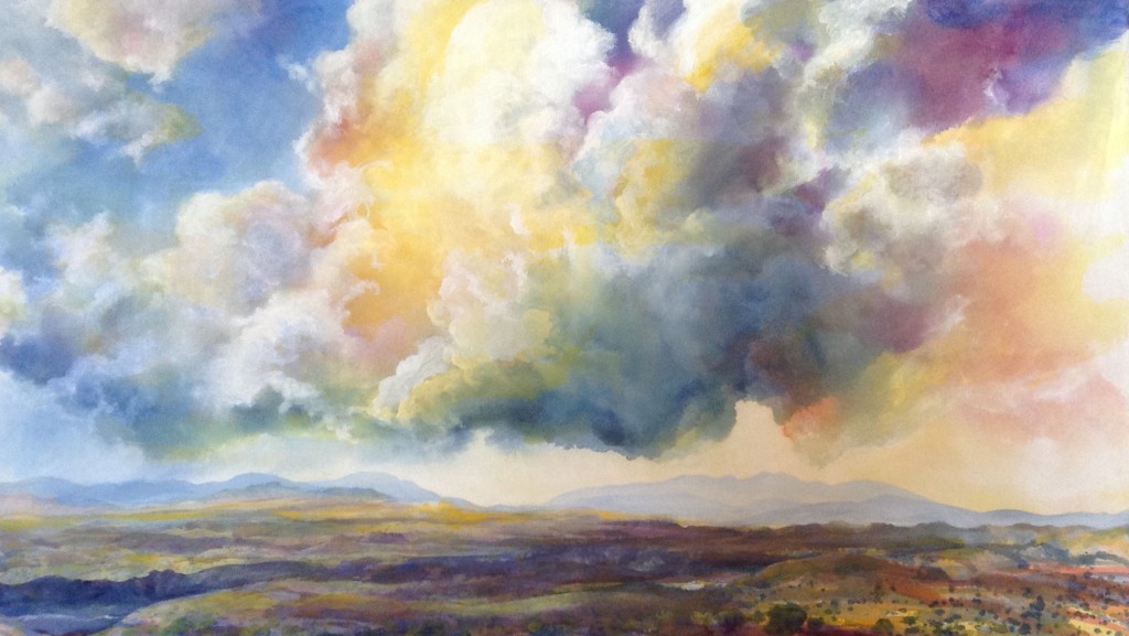 EARLY JUNE 34 X 60 2014 acrylic on canvas